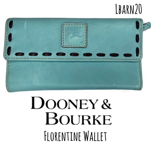 Dooney and Bourke DB AQUA Florentine Wallet - Picture 4 of 5